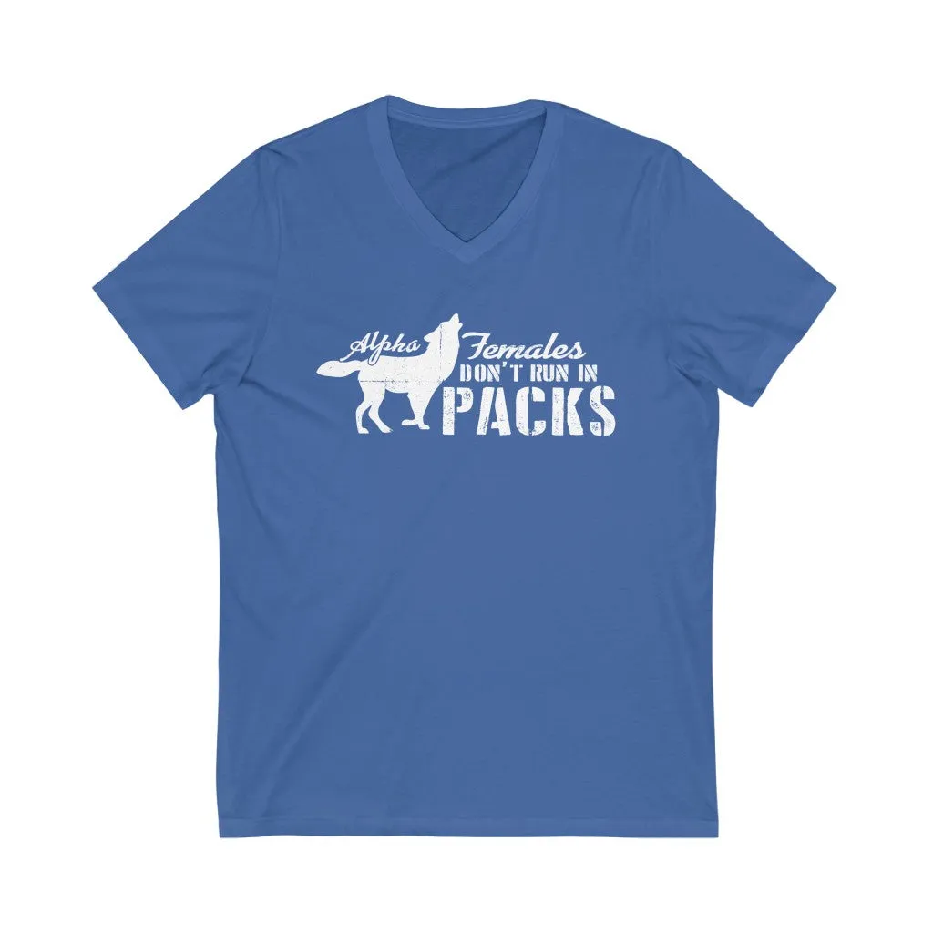 Alpha Females (Wolf) V-Neck Tee