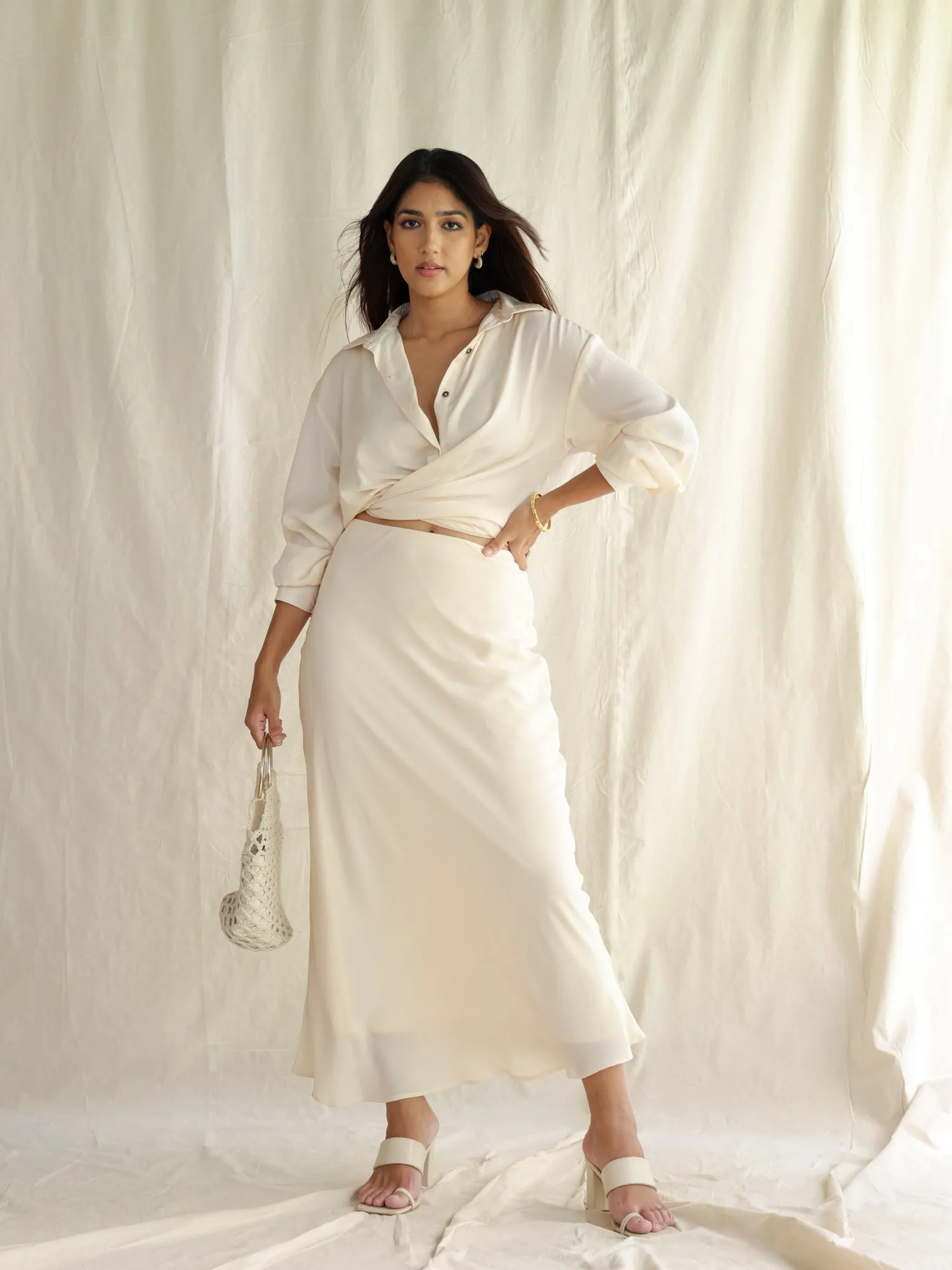 Bias Maxi Skirt