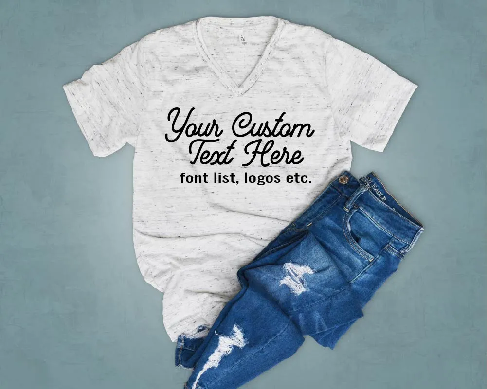 Custom Shirt | Unisex V Neck