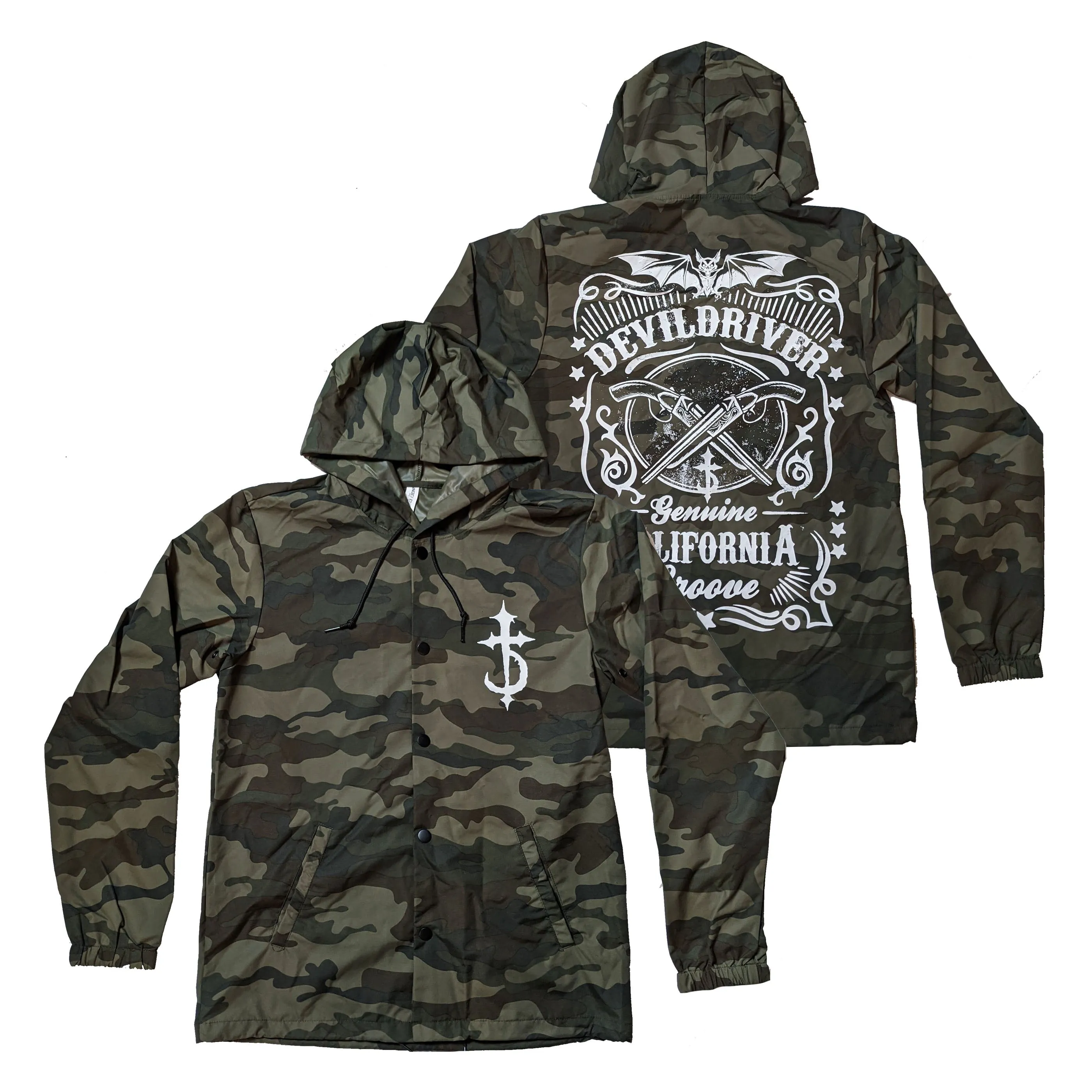 DevilDriver - Crossed Guns Camo windbreaker