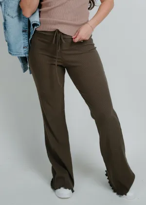 Eliza Pants - Dark Olive